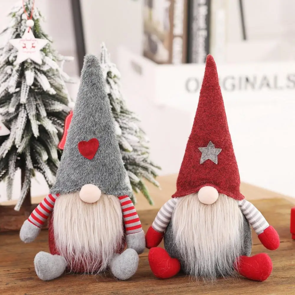 1pcs 28cm Christmas Doll Toys Santa Claus Snowman Christmas Tree Hanging Ornament Decoration for Home Xmas Party Christmas Gift christmas tree decoration ball metal decoration home christmas ornament decoration christmas party party hanging ball ornament