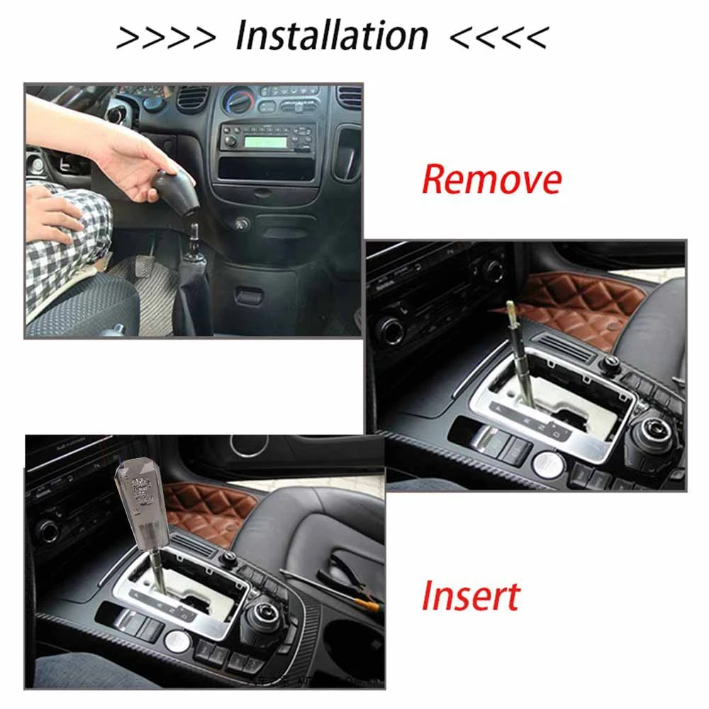 

Car Universal Acrylic Crystal Bubble Shift Knob 20cm Gear Knob for Manual gear Car Stick Lever Head Shift