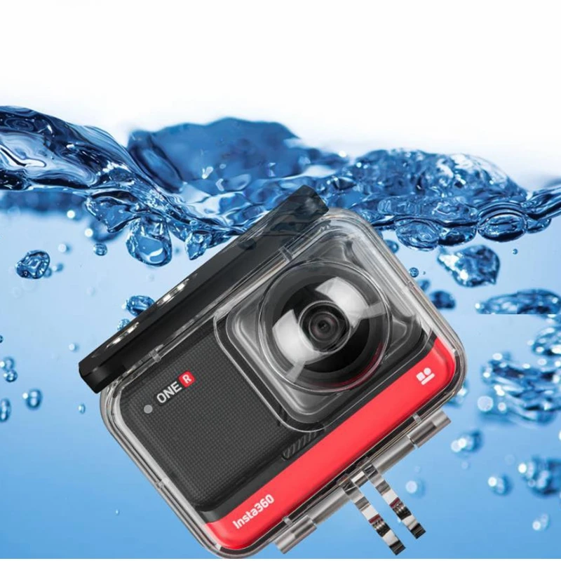 Водонепроницаемый корпус для Insta360 ONE R 40 м защитный чехол дайвинга 4K