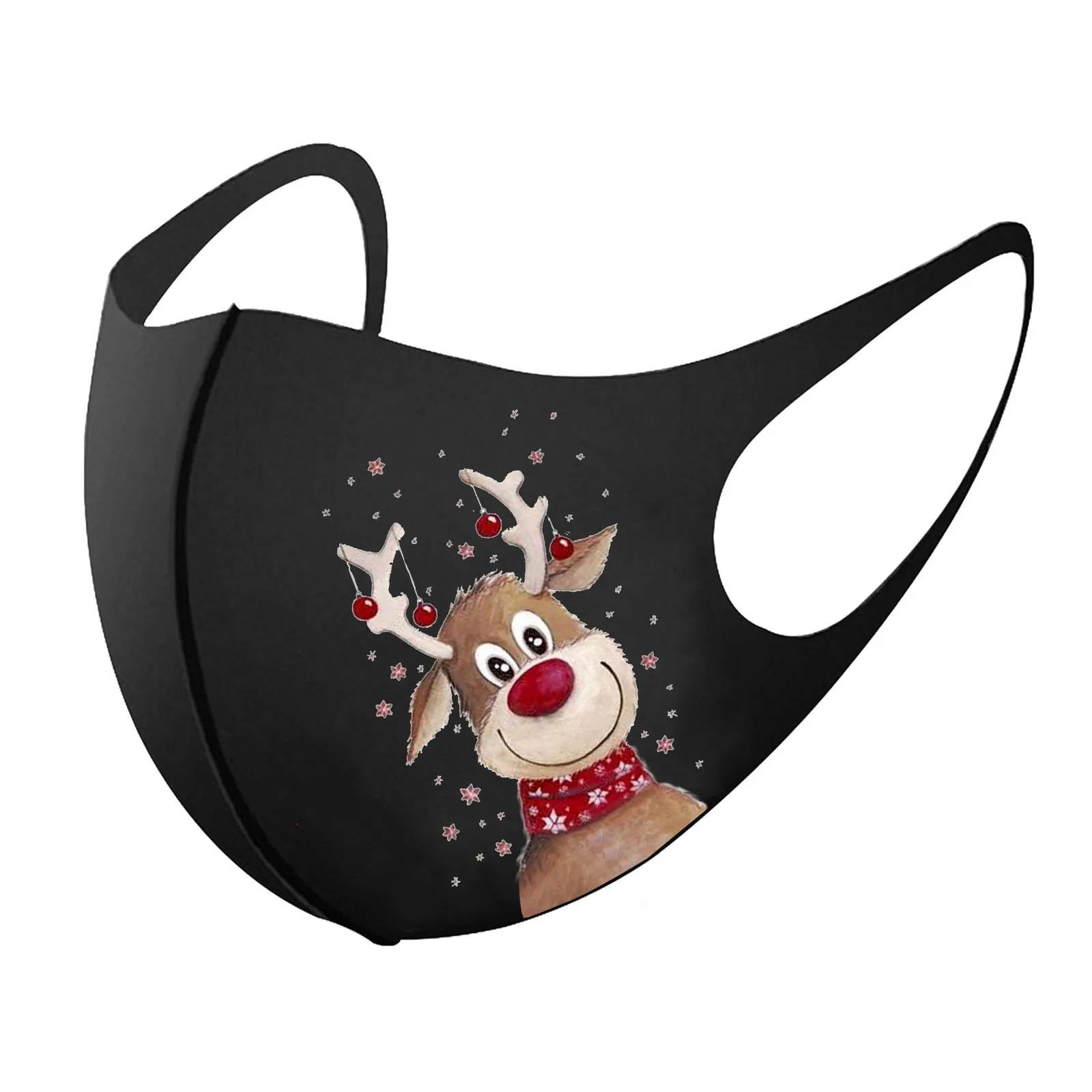 

Fast Delivery! Headband Christmas Maske masques mascarillas navidad Protection Cover Disposable Washable mscara