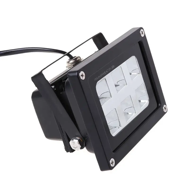 60 Вт высокопрочный 395nm УФ светодиодный светильник для полимеризации, светильник на солнечных батареях, поворотный стол, 3D-принтер