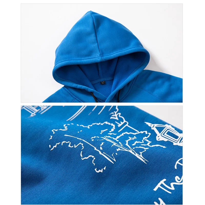 Маленькие красочные кофты с капюшоном raindrop Мужская утепленная одежда осенние