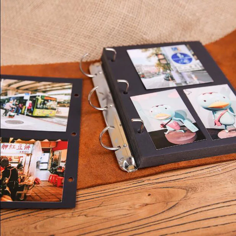 Записная книжка С ПЕРЕПЛЕТОМ с листьев фотоальбом ручной работы из натуральной