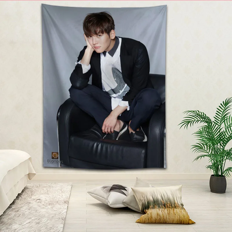 

Ji Chang Wook Wall Hanging Tapestry Home Party Decorative Tapestries Photo Background Cloth Table Cloth Wall Tapestry