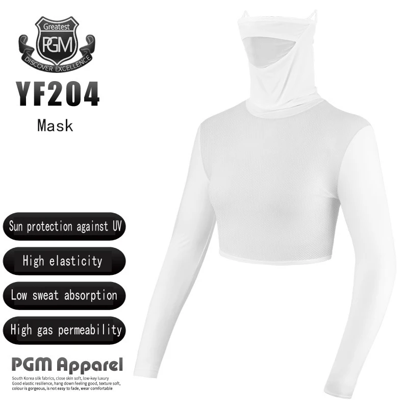 Гольф солнцезащитный джемпер для женщин стрейч ледяной шелк дышащее нижнее