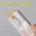 Новые 50 шт.лот 12Pin иглы золото микроиглы штык картридж иглы 12 штепселный Nano MYM иглы для BB крем машина