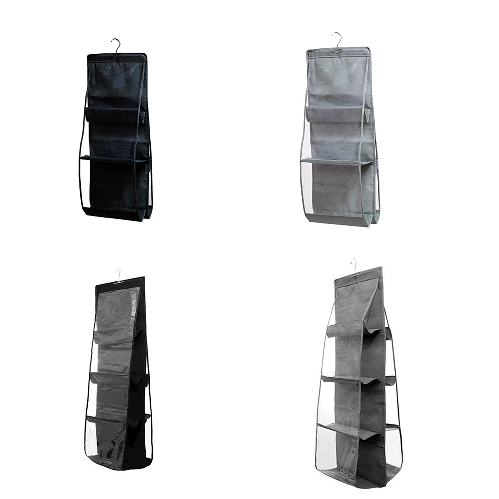 

1 Pcs Hanging Handbag Organizer For Wardrobe Closet Dust-proof Storage Bag Purse Big Handbag Tote Bag Clothes Organizer