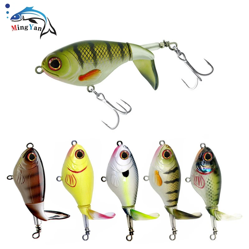 

Minnow Fishing Lure 75mm 17g Crankbaits Fishing Lures for Fishing Floating Wobblers Pike Baits Shads Tackle Soft Rotating Tail