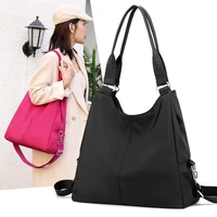 new women casual nylon big tote bag lightweight waterproof large capacity handbag messenger bag ladies shopping shoulder bag
