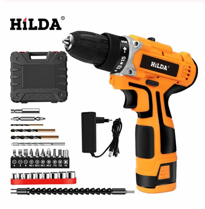 Электрическая отвертка 12 В Беспроводная электрическая мини-дрель дрель с