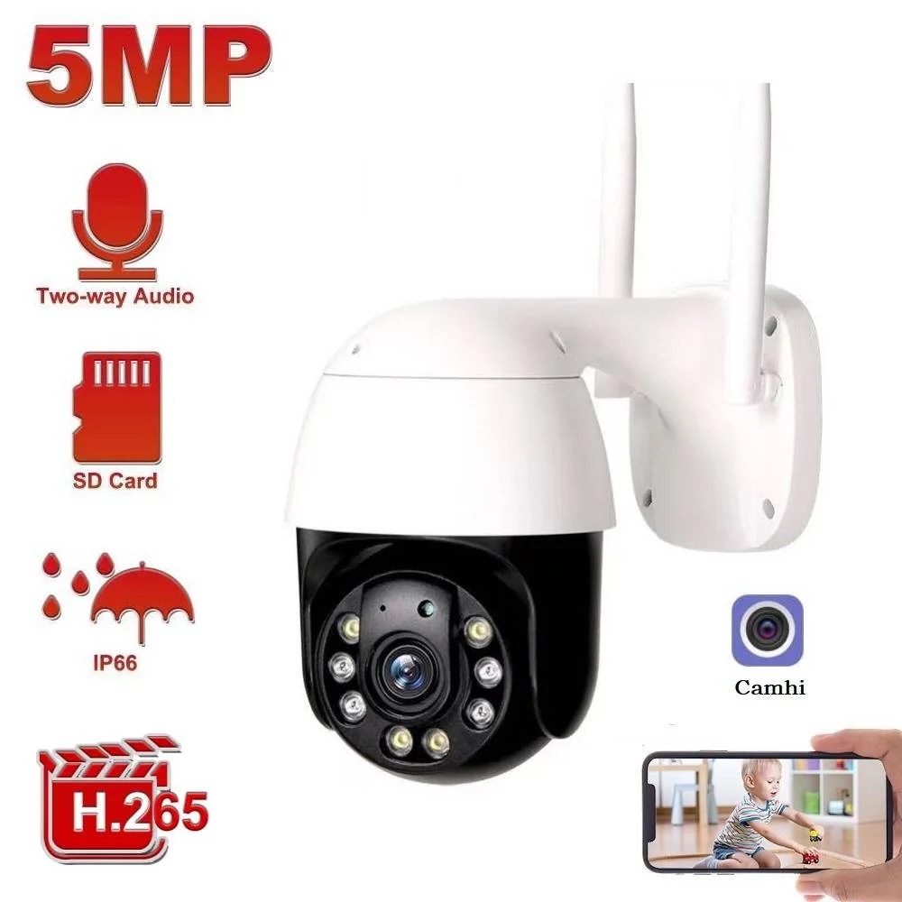 

IP-Камера уличная, 5 МП, 2 Мп, Wi-Fi, PTZ, 2 канала