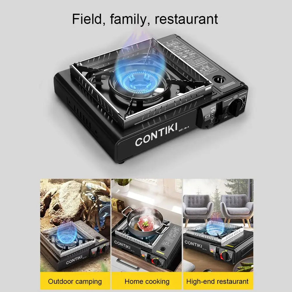 Мини кассета газовая плита портативная горелка кухонная уличная для кемпинга
