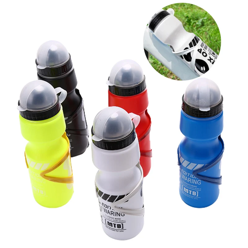 

1Pc 750ML Bicycle Waterbottle Mountain Road Bike Water Bottle Outdoor Cycling Kettle Portable With Bottle Holder Bike Accessory