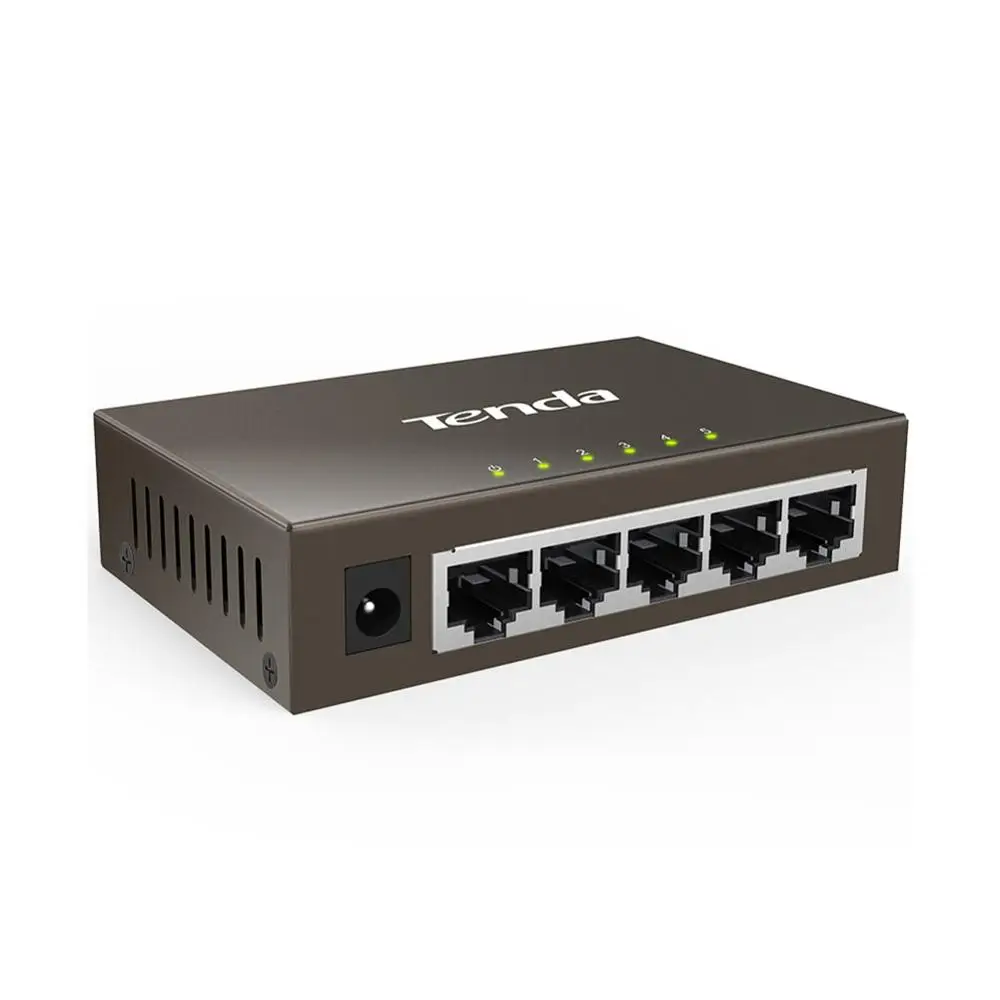 Tenda TEG1005D 5 Порты и разъёмы 1000M Gigabit Ethernet коммутатор 10/100/1000 Мбит 2000 Мбит/с сетевой