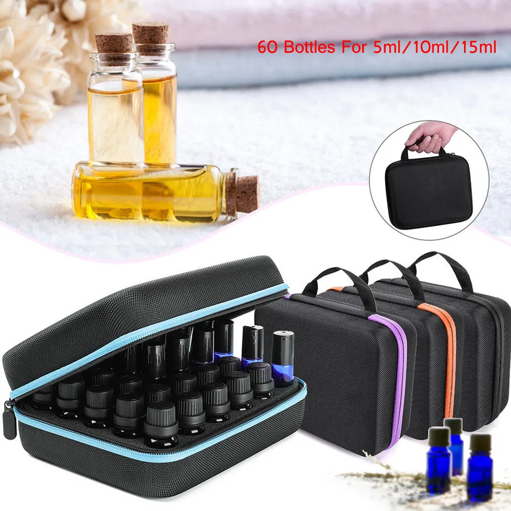 60 флакон для эфирного масла чехол для переноски 10ML15ML держатель для хранения ароматерапия сумка для рук