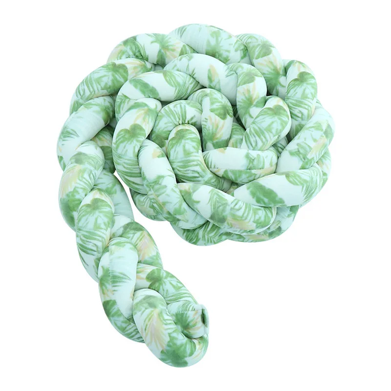 

Nursery Bedding Bumper:3M Baby Cradle Pillow Around Cushion Knot Bumper Crib Protector Room Decor three shares YYJ021