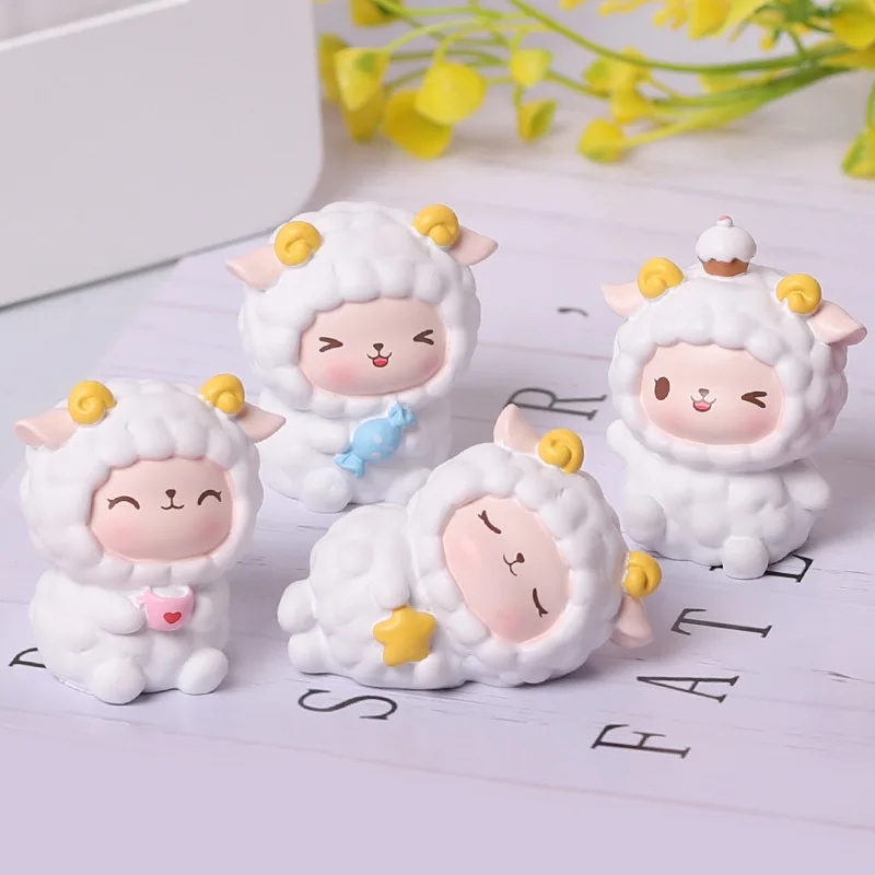 

Office Desktop Doll Decoration Lamb Creative Toy Cartoon Animal Decoration In Car Birthday Gift Personality