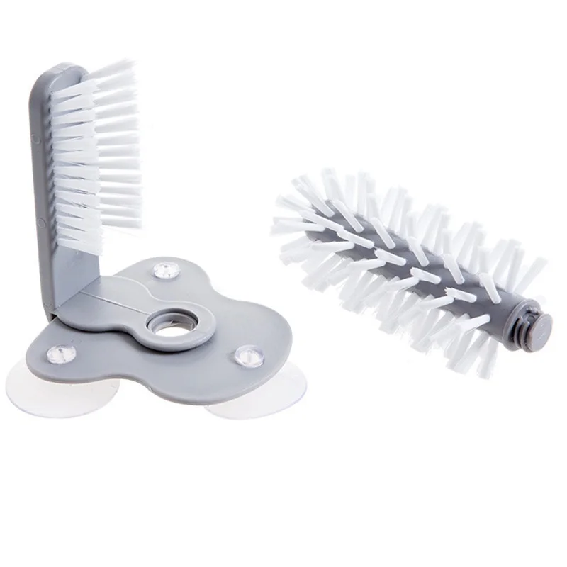 

Creative Sink Wall Sucking Lazy Cup Cleaner Glass Cleaning Brush Kitchen Rotating Water Cup Teacup Brush Washing Cup Brush