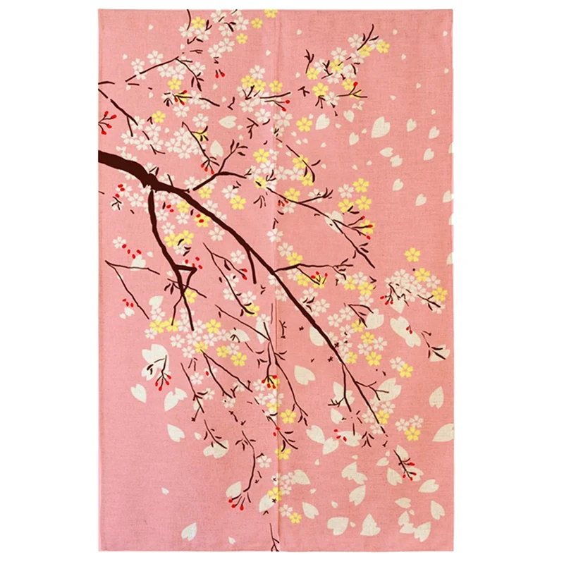 Занавеска для душа JFBL, японская занавеска для душа с принтом в виде цветущей вишни, гобелен от AliExpress WW