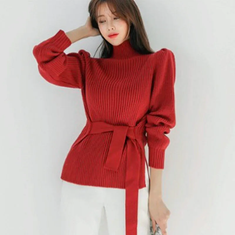 Водолазка свитер женский пуловер длинный рукав 2019 осень и зима новый тонкий