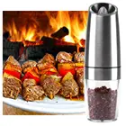 Автоматическая электрическая перечница, мельница для соли со светодиодсветильник кой, кухонный инструмент для помола, автоматическая мельница, Прямая поставка