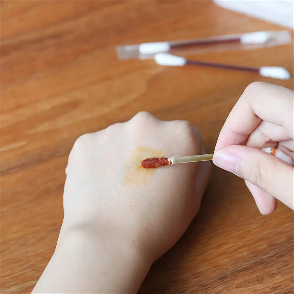 30 шт./лот ватный тампон медицинский спирт одноразовый аварийный йод