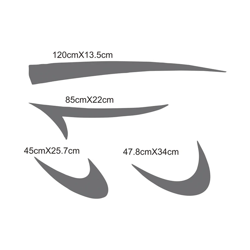 1 пара RV стикер (черный + серый) виниловая наклейка графическая Авто Наклейка s для