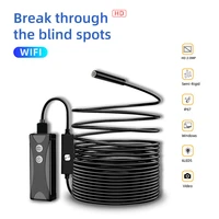 8mm wifi endoscope camera hd 1080p 2 0mp ip67 waterproof wifi borescope hard wire inspection camera for android iphone ios