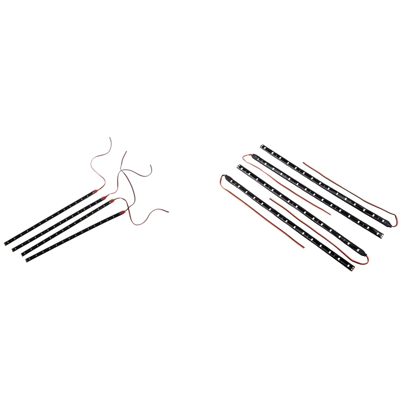 

8X30 см водонепроницаемая гибкая светодиодная лента 15 3528 SMD 12 В постоянного тока, красный и белый