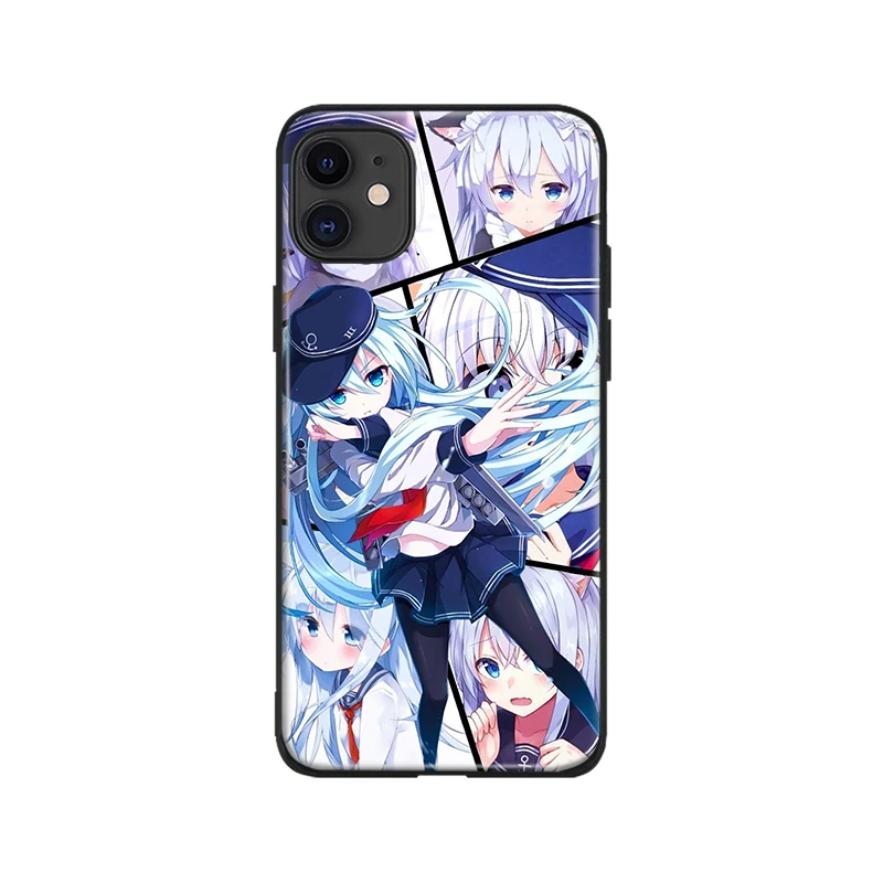 hibiki kantai collection soft silicone phone case cover shell for iphone 6 6s 7 8 plus x xr xs 11 pro max free global shipping