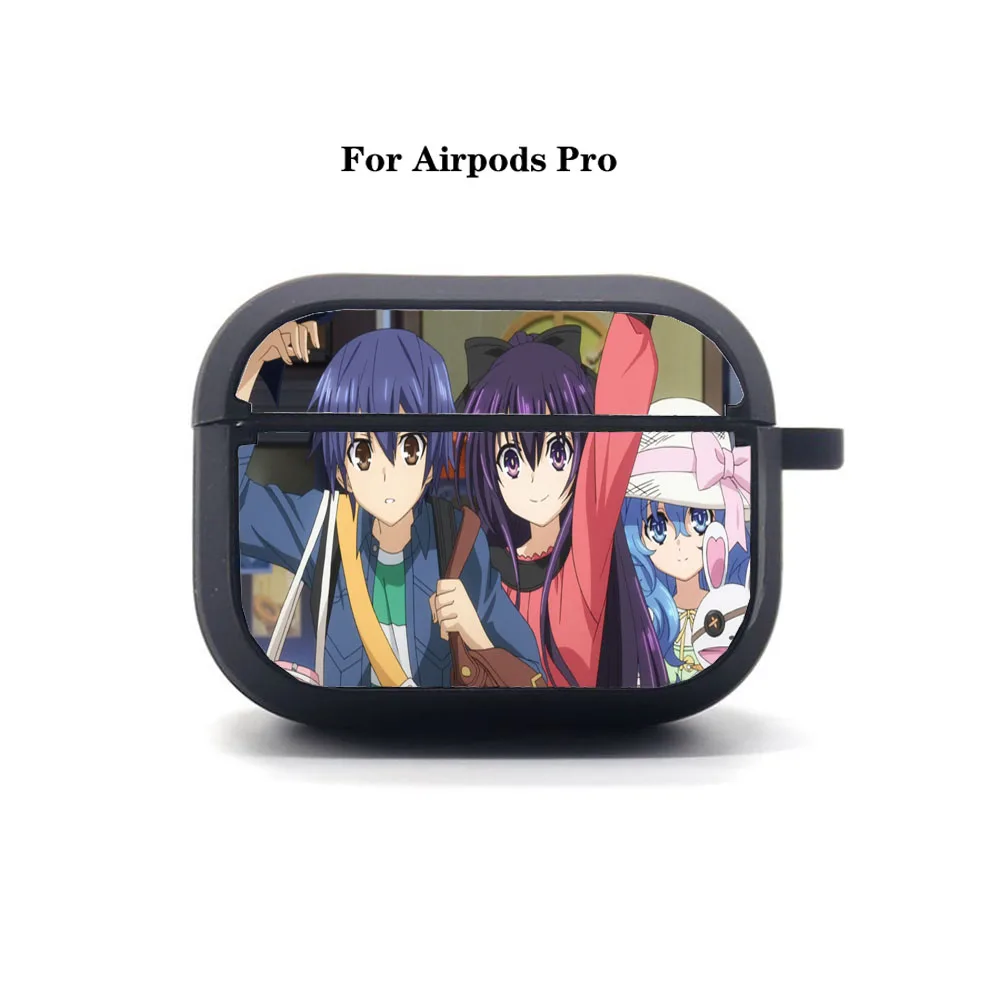 

Anime Date a Live AirPods Pro case Cover Apple AirPods Pro Earphone bag Soft Silicone Bluetooth Protective Earphone Case