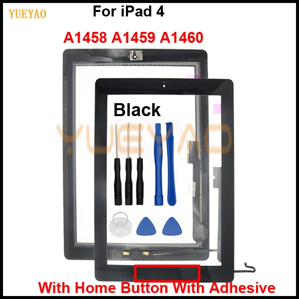 Сенсорный экран 9 7 дюйма для iPad 4 A1458 A1459 A1460 сменный сенсорный дигитайзер