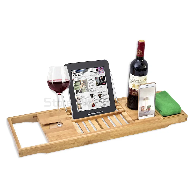 

Бамбуковая полка для ванны, поднос для ванны, держатель для ванны, поднос для ванны, поднос, поднос, книжный держатель для вина, подставка для...