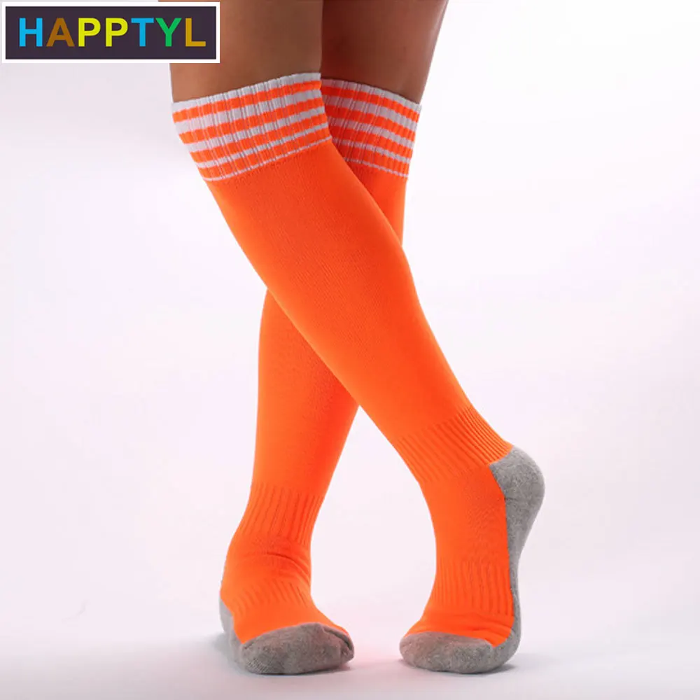 HAPPTYL/плотные детские футбольные носки для мальчиков и девочек спортивная