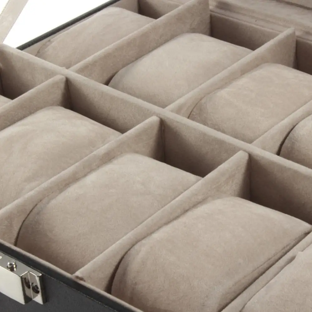 Из искусственной кожи 10 слотов наручные часы дисплей коробка держатель для