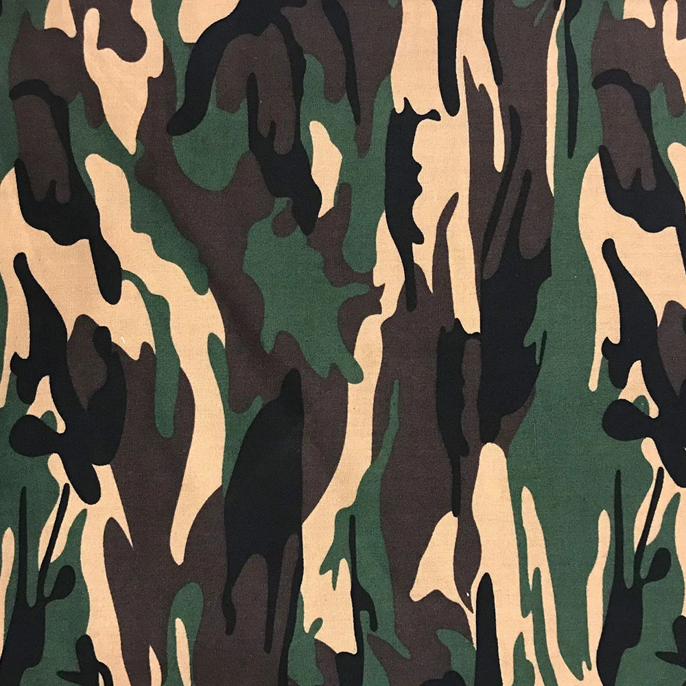 Сделай Сам хлопчатобумажная ткань 1 м * 5 с камуфляжным принтом камуфляж 100% блузка