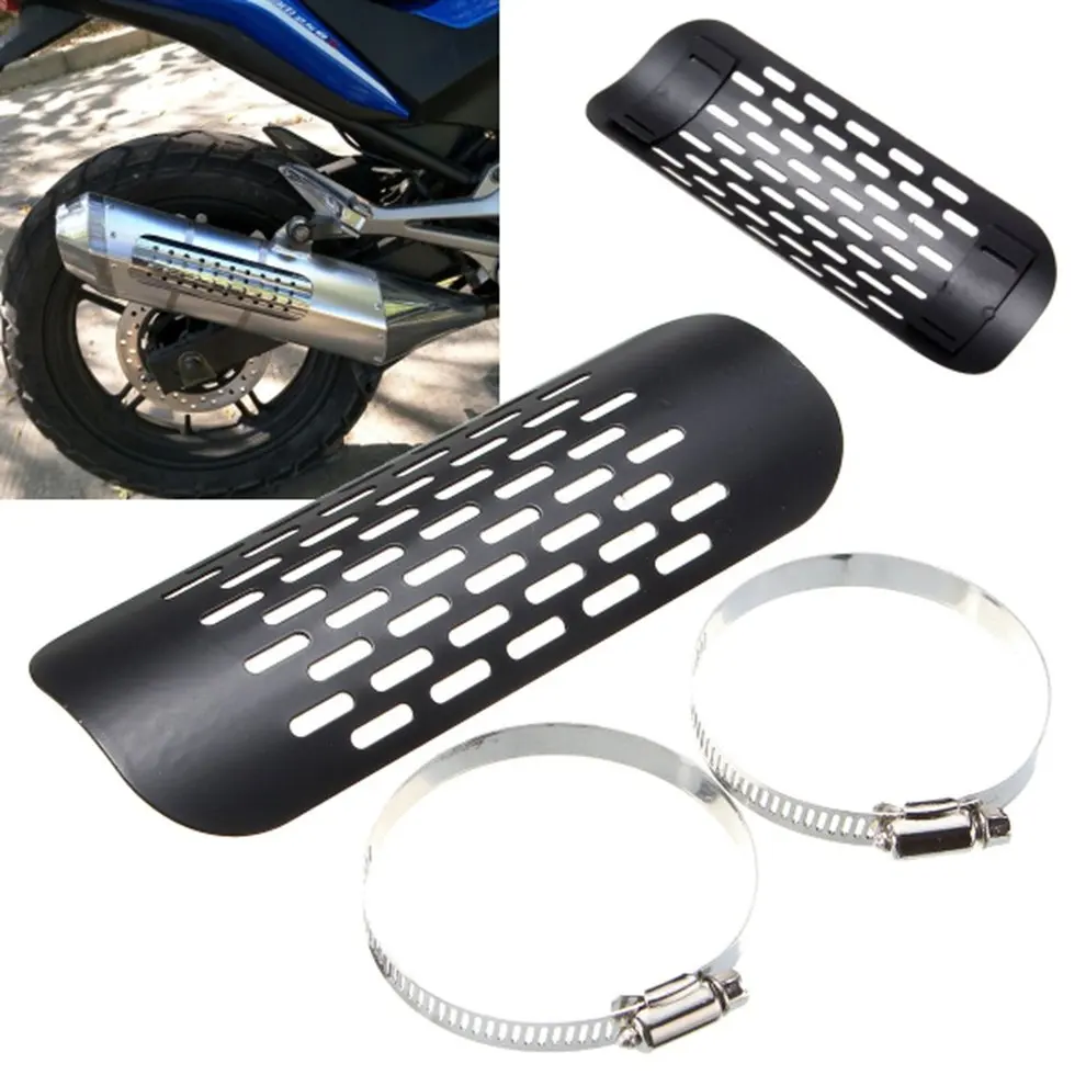 

Motorcycle Exhaust Muffler Pipe Heat Shield Cover For Harley Chopper Cruiser