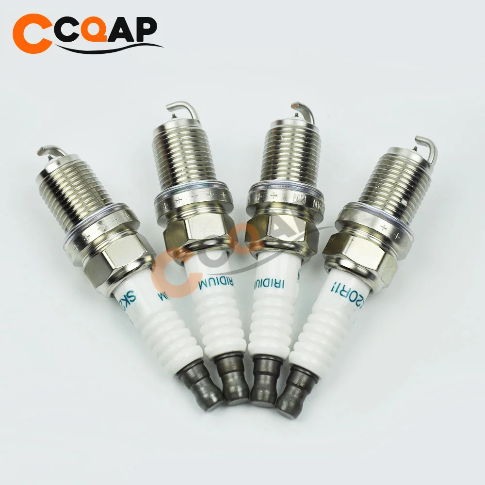 4 шт./лот иридиевая Свеча зажигания 90919 01237 SK20R11 для Toyota Camry Scion RAV4 Lexus 9091901237|Свечи и