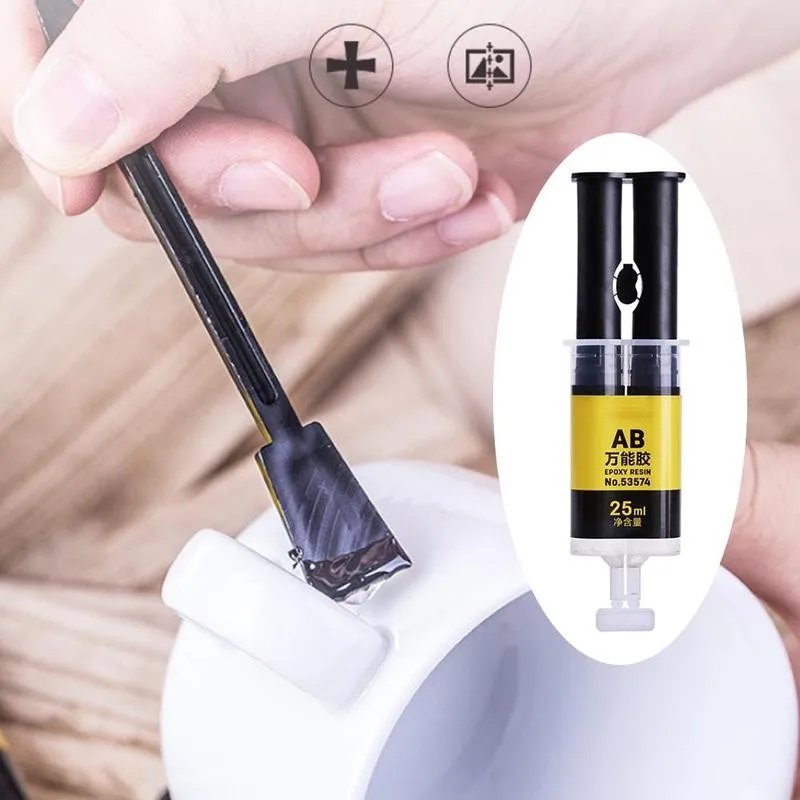 

25ML Practical P Epoxy Resin AB Glue Strong Adhesive Liquid Glue For Repair Metal Plastic Wood Glass Ceramics