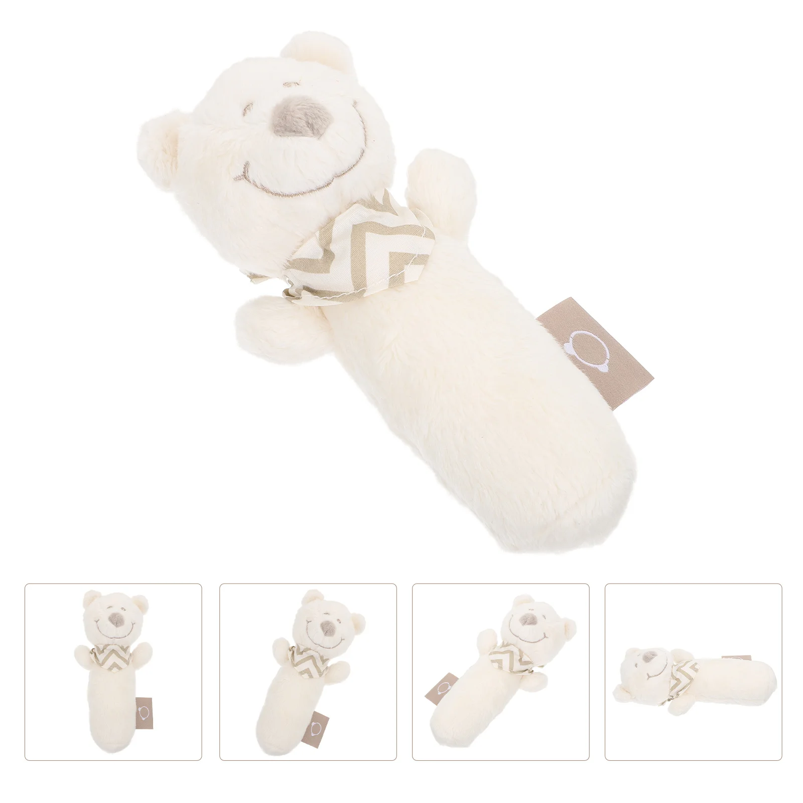 

1PC Baby Toddler Hand Bell Rattle Grip Training Pacifying Plush Bear