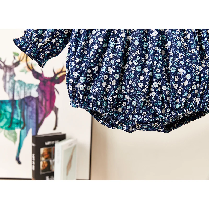 

Spring Autumn 2020 Baby Girl Floral Fly Sleeve Rompers And Hat Baby Girl Long Sleeves Rompers Baby Girl Newborn Rompers Clothes