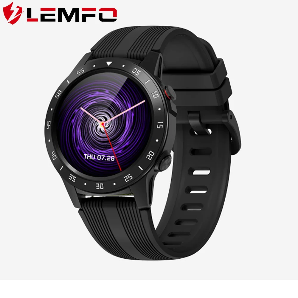 LEMFO Смарт-часы мужские sim-карты Bluetooth звонки gps спортивный трекер Компас Барометр пульсометр управление музыкой Смарт-часы