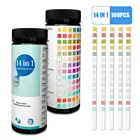 100 шт. 71415-в-1 питьевой воды Тесты полосы PH брома нитрат качества воды Тесты для аквариума воды в бассейне Тесты полосы