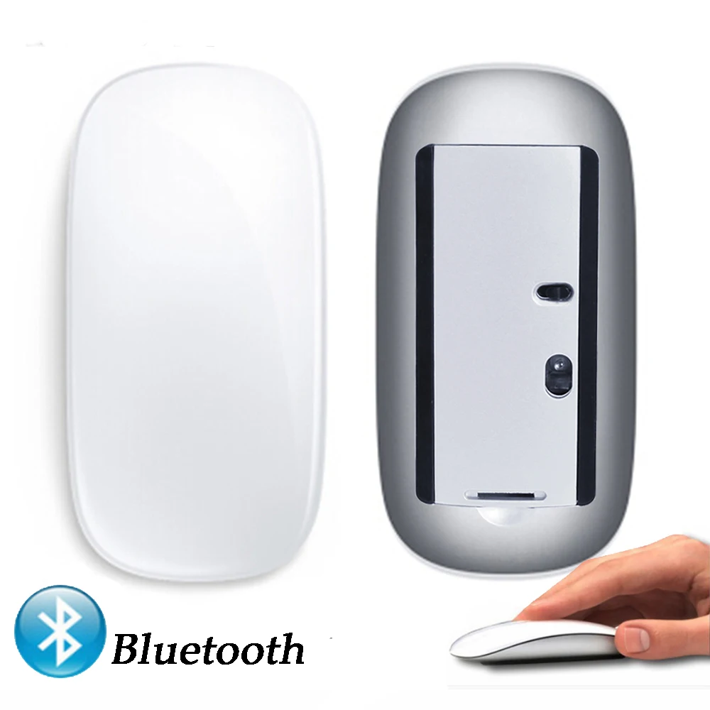 CHUYI Bluetooth Беспроводная Волшебная мышь тонкая Arc сенсорная мышь эргономичная оптическая USB компьютерная ультратонкая BT 3,0 мышь для Apple Mac PC
