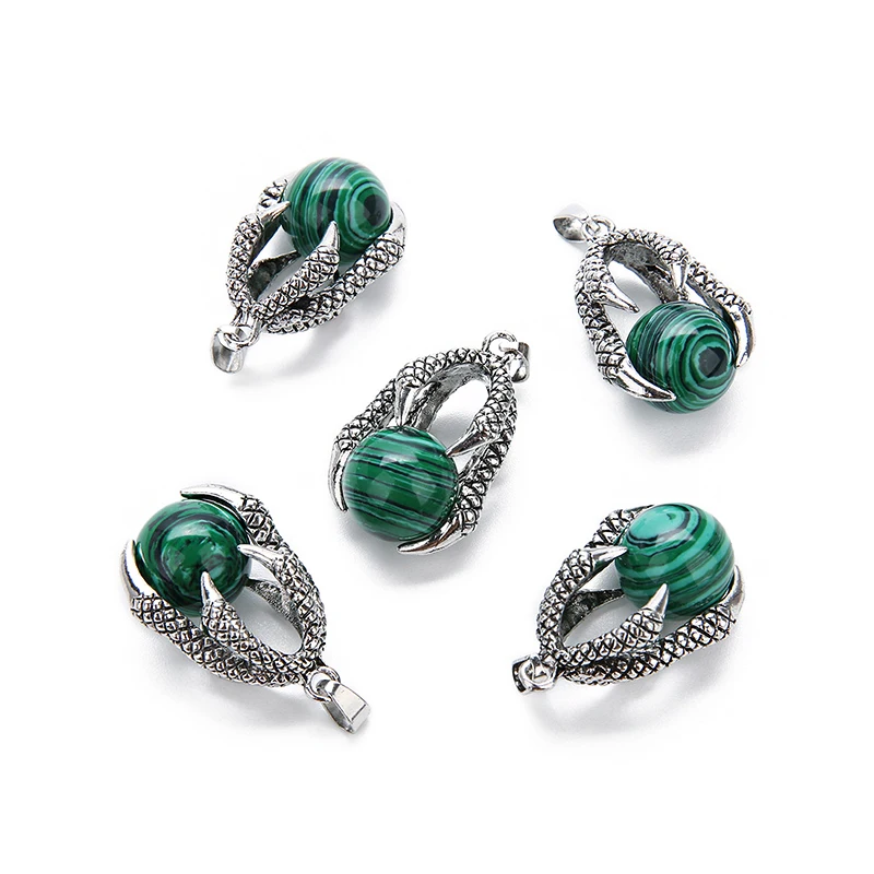 Кулон jinzeyi с голубым камнем в виде дракона опала|Подвески| |