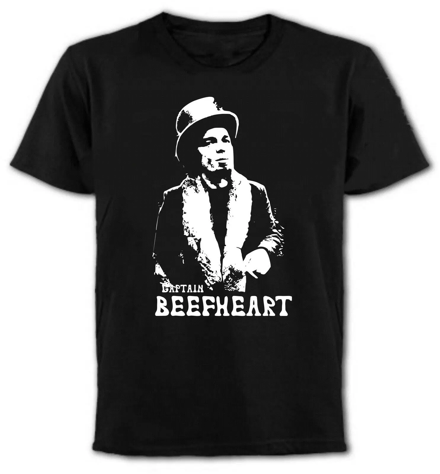 Футболка с надписью capitan Beefheart футболка Avantgarde Rock Symbol alle Grosen Farben худи длинными