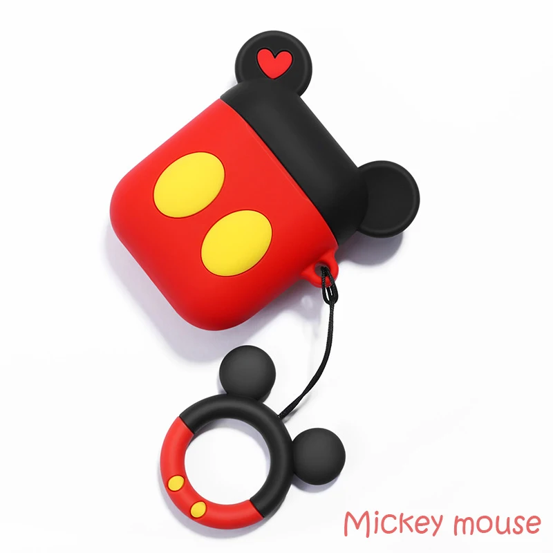 

Disney Minnie Mickey Mouse Airpods Case Cute Soft Silicone Earphones Protector Cover for Airpod Pro Air pods 1