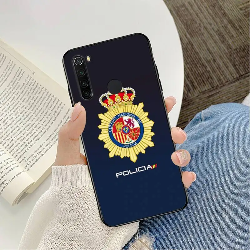 

Spain National Police logo Phone Case For Redmi note 8Pro 8T 6Pro 6A 9 Redmi 8 7 7A note 5 5A note 7 case
