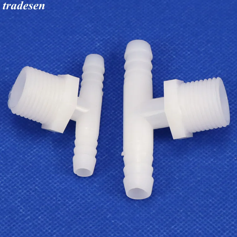 G1/2 To 6~12mm PE Hose Pagoda Connector Aquarium Garden Silicone Tube 3-Way Joints Irrigation Drip Water Pipe Fittings | Дом и сад