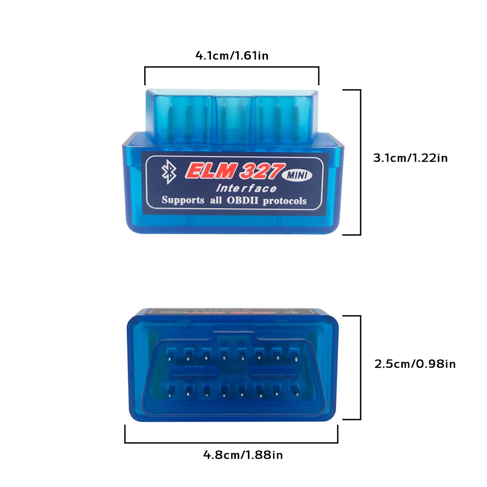 Диагностический сканер для автомобиля V2.1OBD2 Bluetooth ELM 327 OBD диагностические
